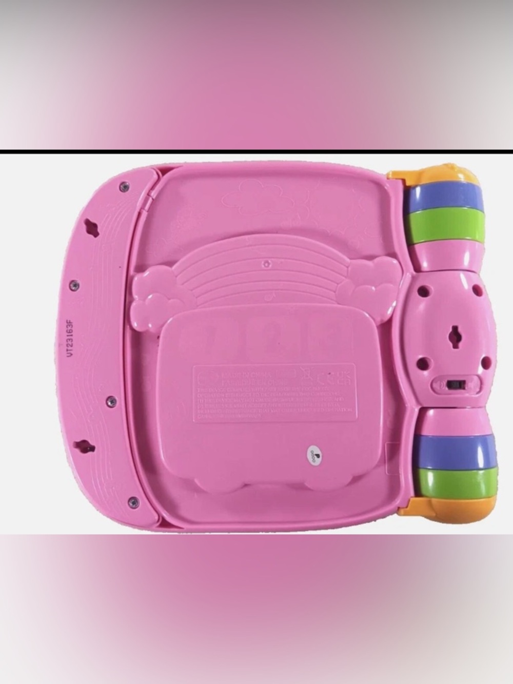 Vtech Musical Rhymes Book - Pink and Yellow - Picture 3 of 3